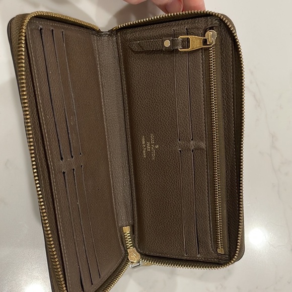 Louis Vuitton Empreinte Zippy Wallet Dark Putty/Brown - Picture 3 of 8